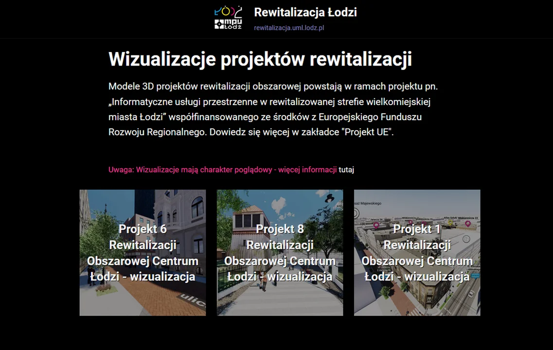 Wirtualne spacery po Łodzi