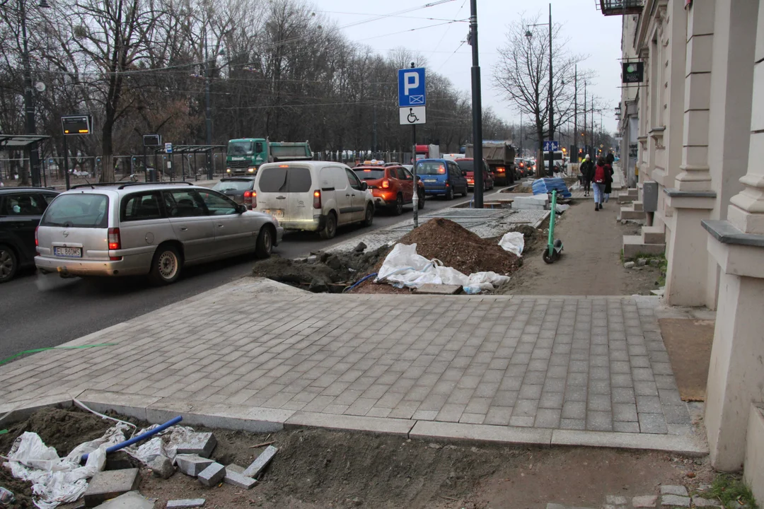 Ciąg pieszo-rowerowy na ul. Ogrodowej w Łodzi poprawiony
