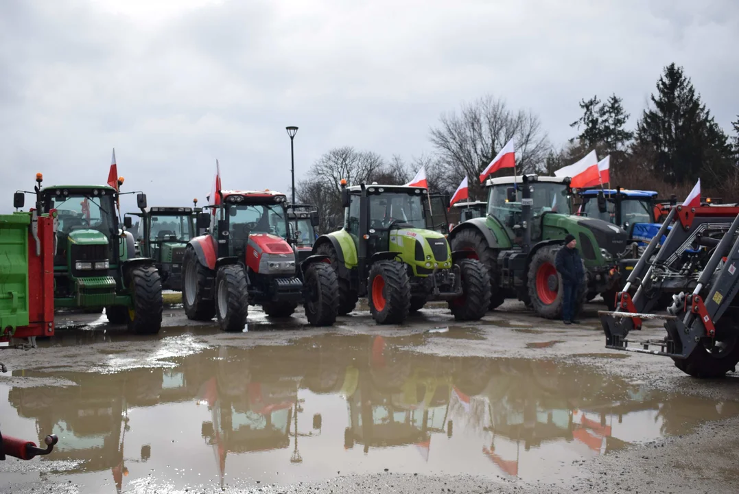 Protest rolników w Łódzkiem