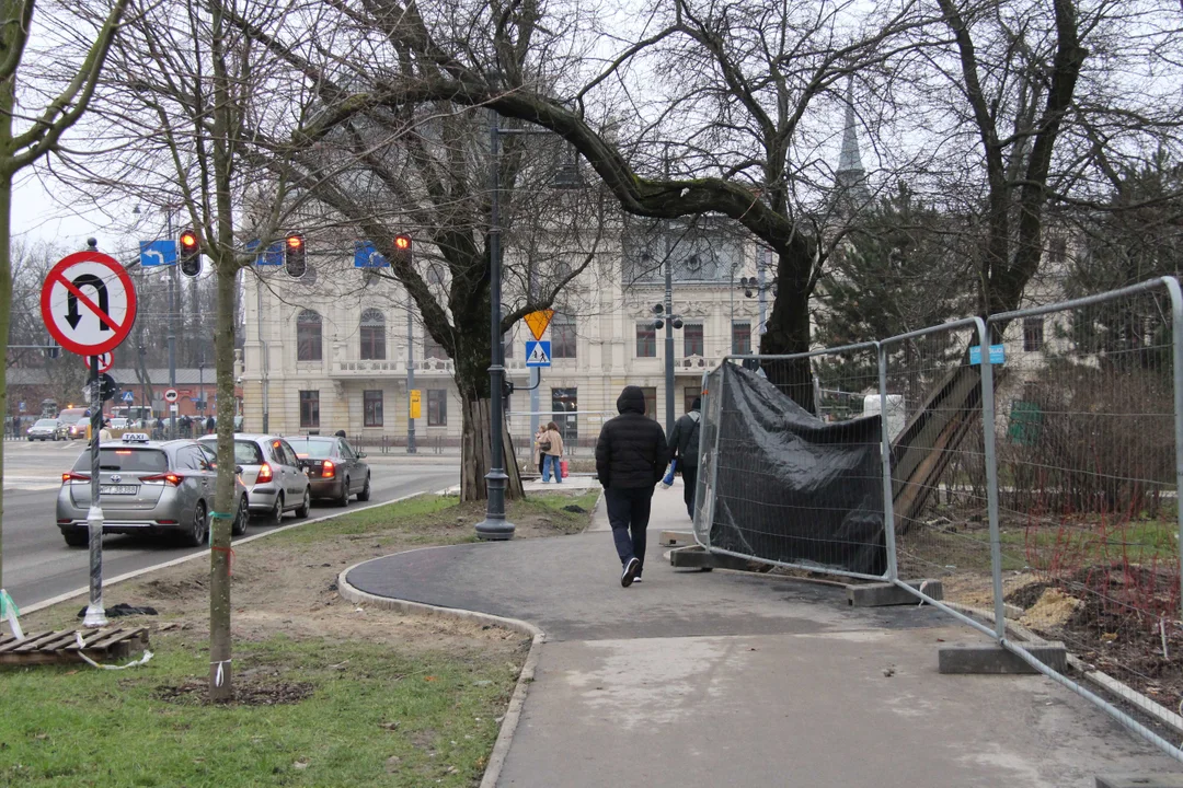 Ciąg pieszo-rowerowy na ul. Ogrodowej w Łodzi poprawiony