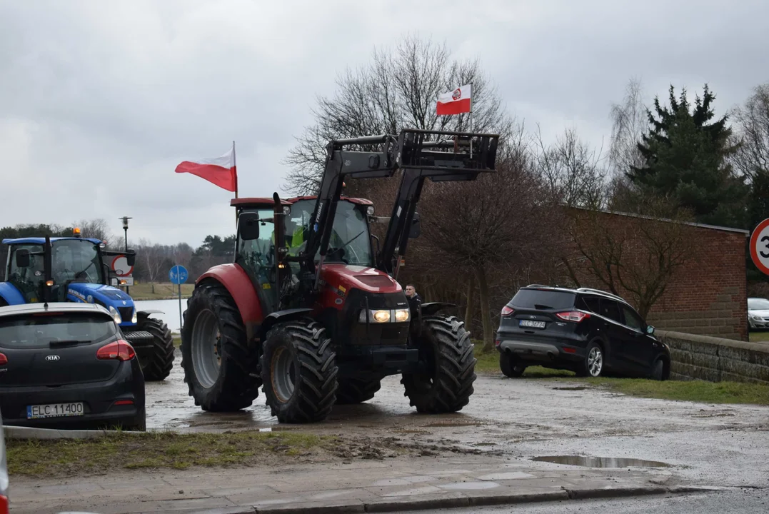 Protest rolników w Łódzkiem