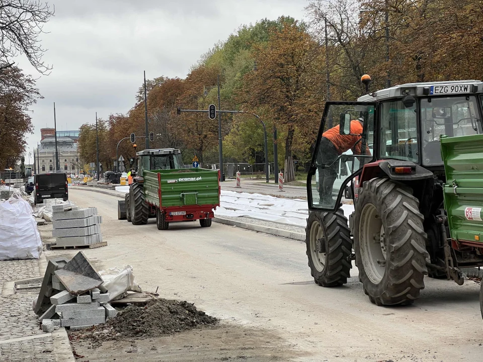 Trwa budowa Bulwarów Północnych w Łodzi