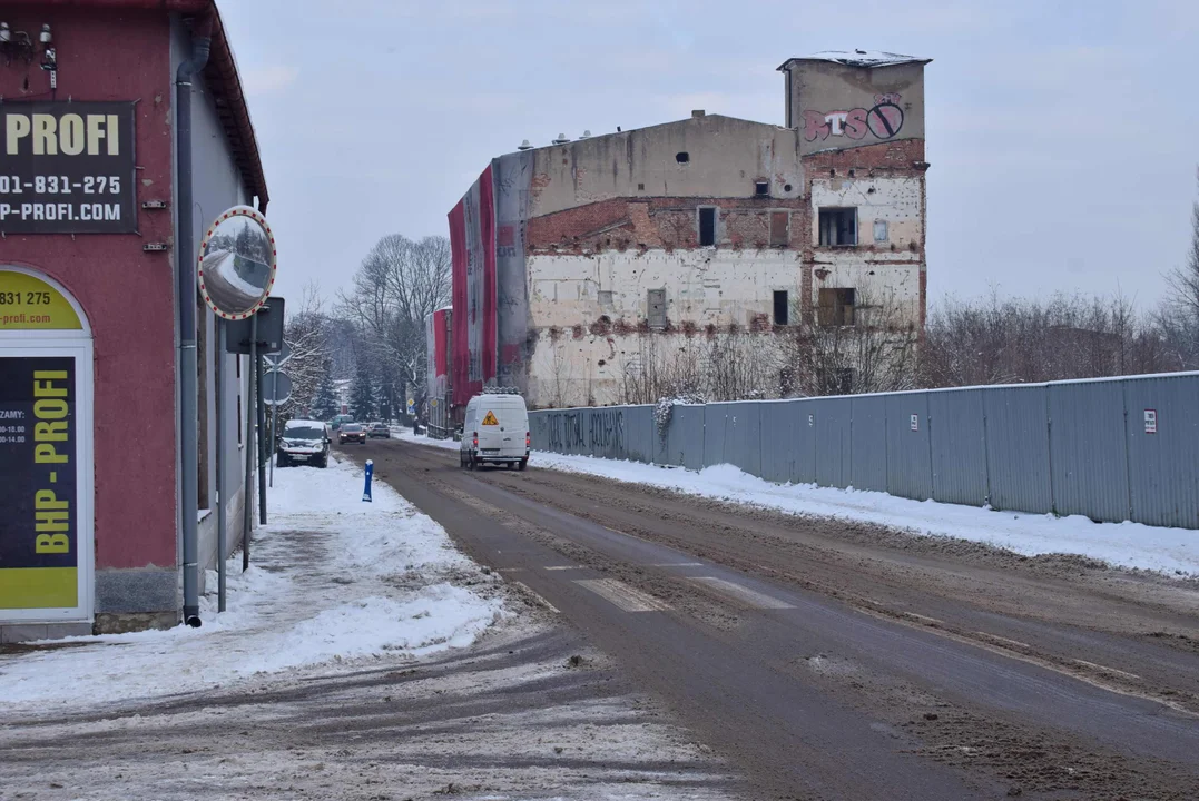 Zima na zgierskiech drogach