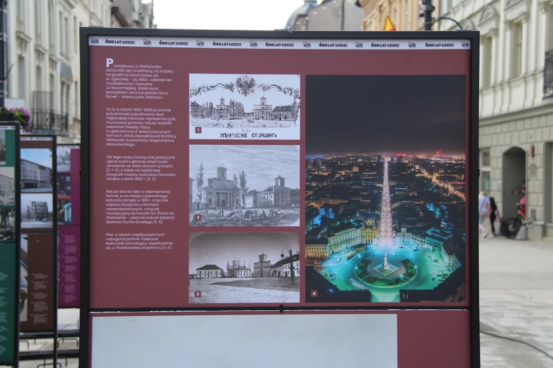 Niezwykłe wystawy o historii naszego miasta na ulicy Piotrkowskiej