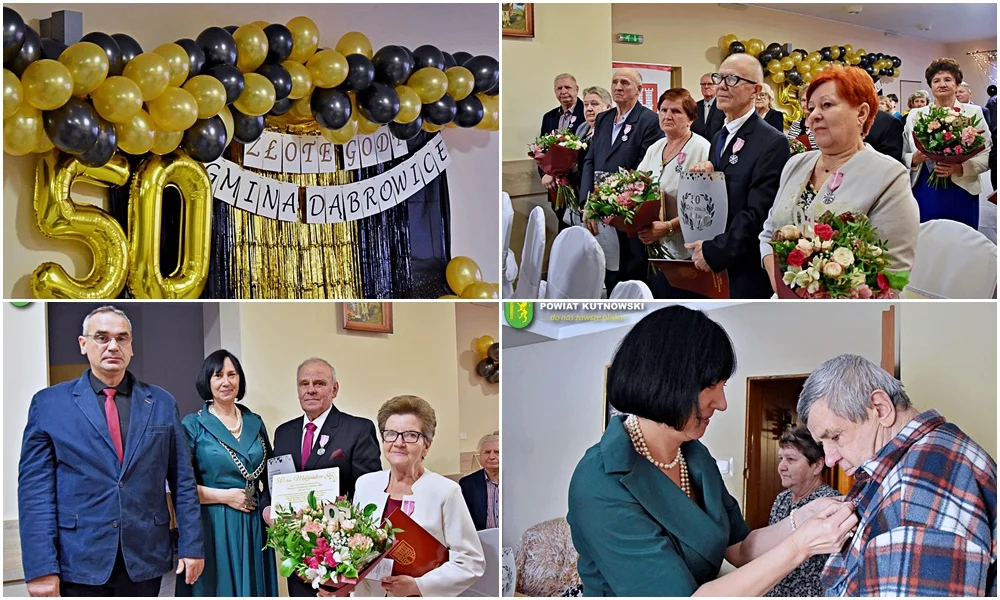 Małżonkowie na medal! Uroczystość Złotych Godów w Dąbrowicach [ZDJĘCIA] - Zdjęcie główne