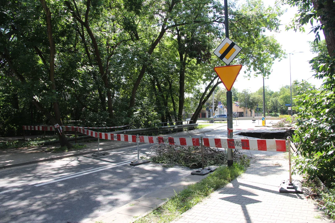 Co dalej z zawalonym mostem nad rzeką Bałutką?