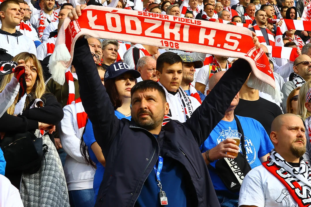 Kibice ŁKS-u Łódź nie zawiedli. Serwowali swojej drużynie gorący doping