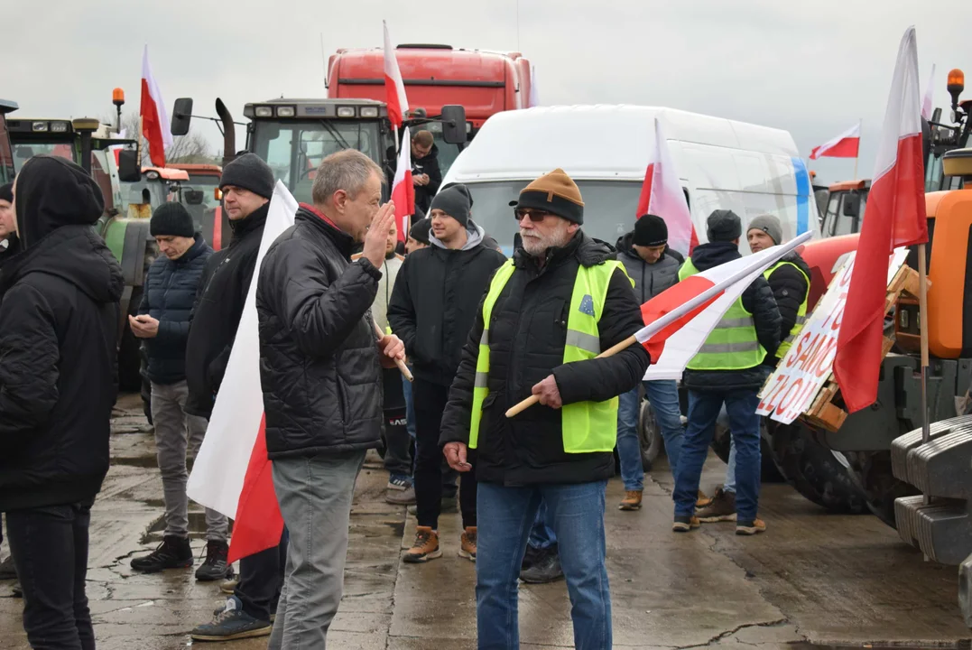 Protest rolników w Łódzkiem