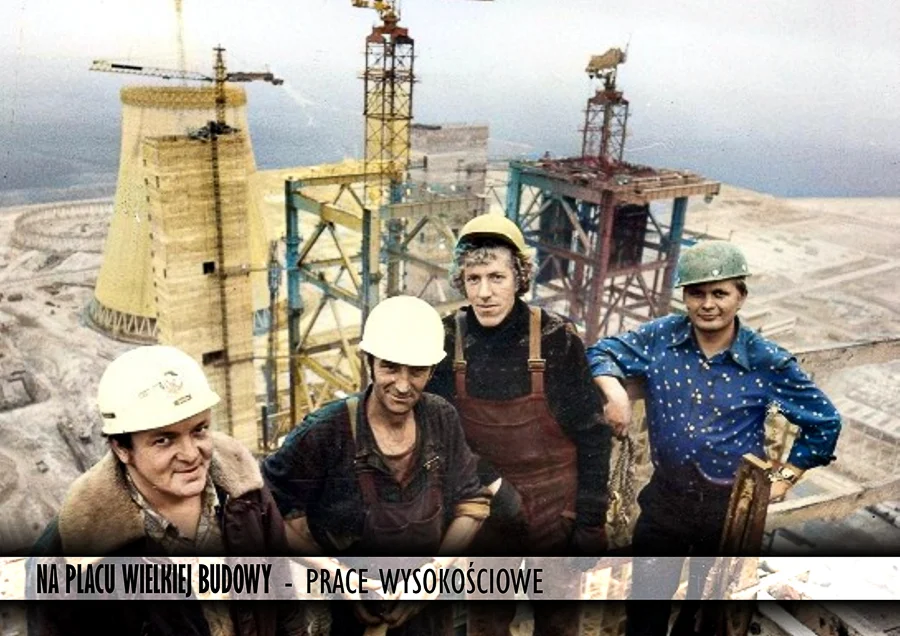 Budowa elektrowni Bełchatów na kolorowych zdjęciach. Zobacz, jak powstawał olbrzymi kombinat [FOTO] - Zdjęcie główne