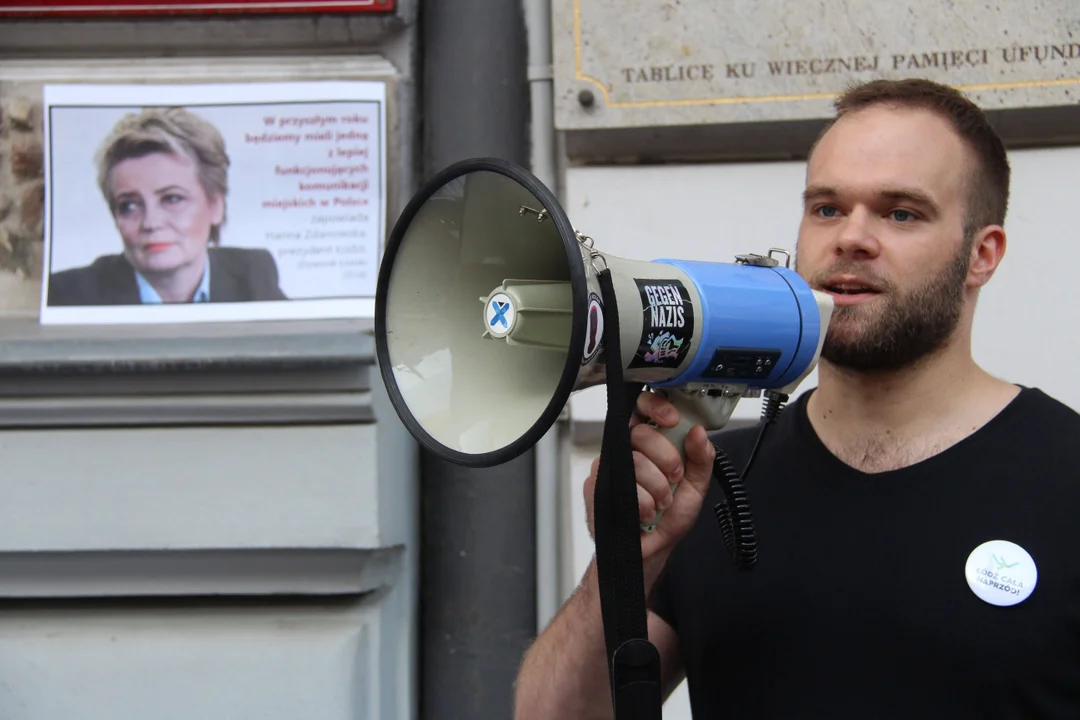 „Pogrzeb Łódzkiej Komunikacji Miejskiej” na Piotrkowskiej