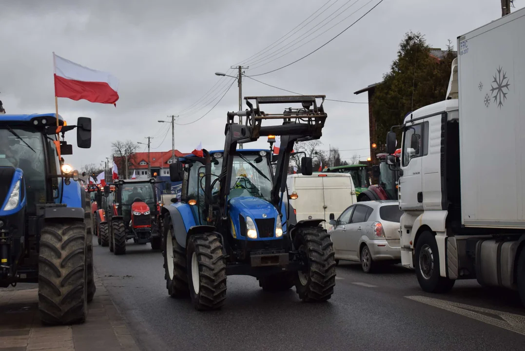 Protest rolników w Łódzkiem