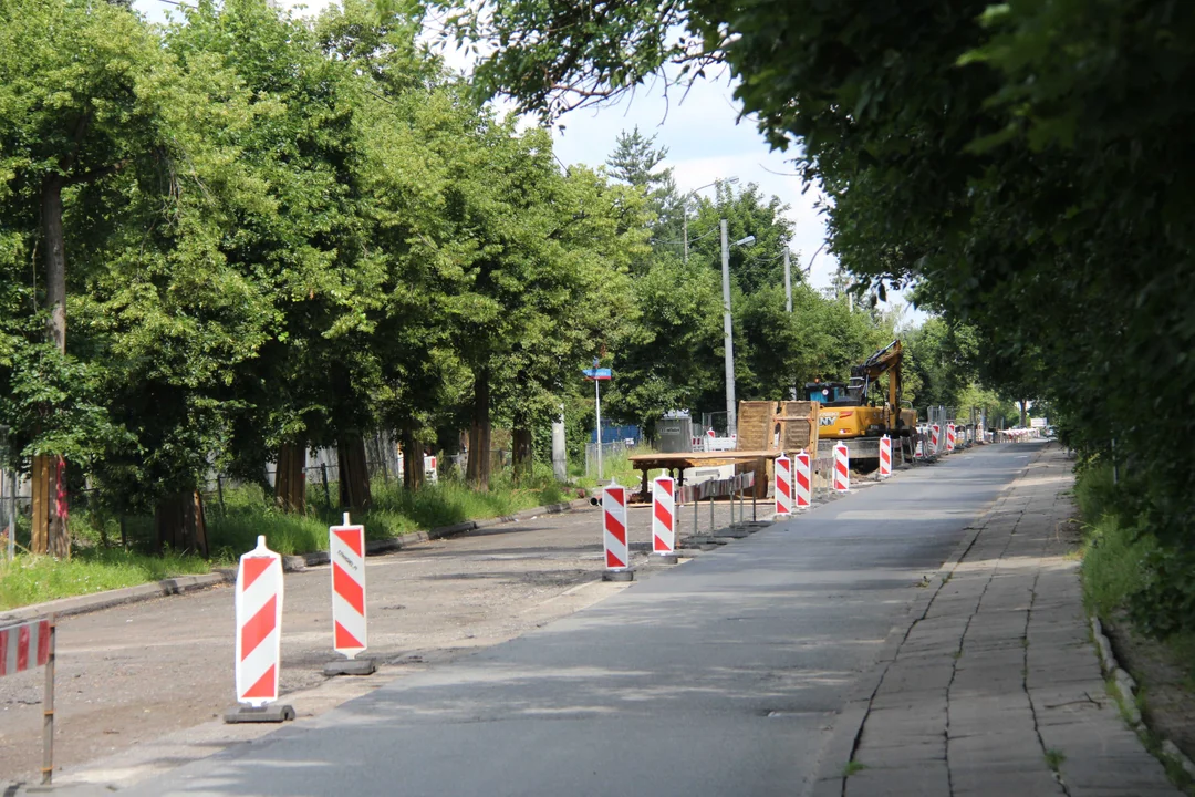 Trwa remont na kolejnym odcinku ulicy Krakowskiej w Łodzi