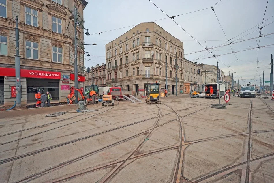 Miasto gotowe na powrót tramwajów MPK Łódź na ważne skrzyżowanie. Nie ma mowy o opóźnieniu - Zdjęcie główne