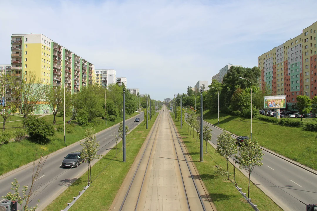 Kładki nad al. Wyszyńskiego w Łodzi do rozbiórki