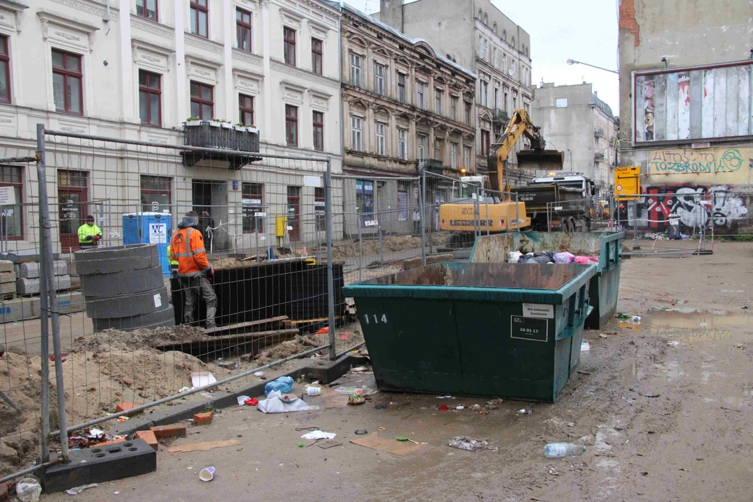 Remont ulicy Legionów w Łodzi
