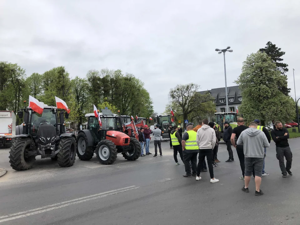 Protest rolników w Nowosolnej - 12.04.2024 r.