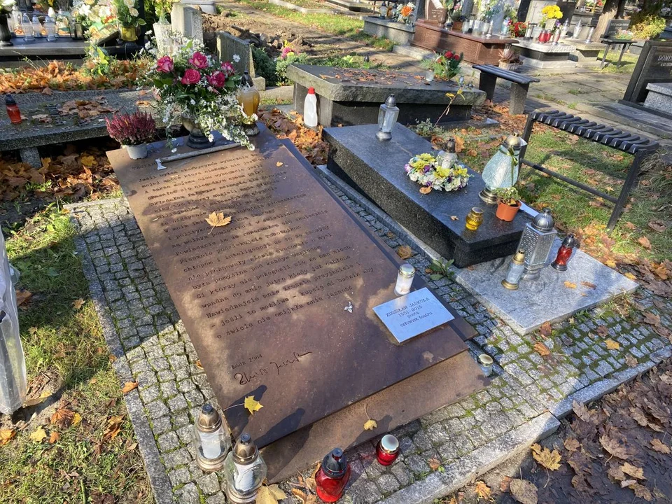 Aleja Zasłużonych na cmentarzu na Dołach