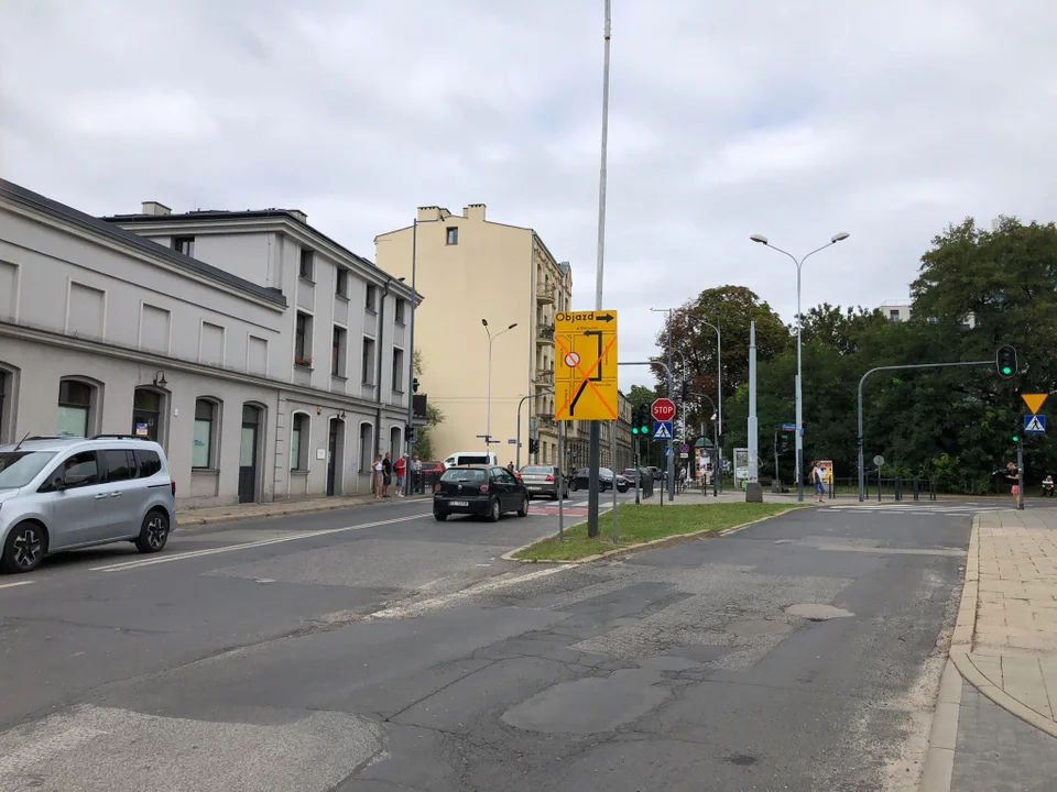 Ulica Sterlinga w Łodzi do remontu