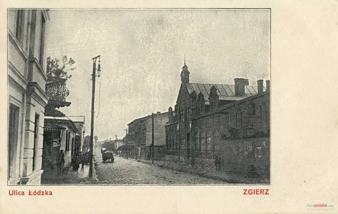 Ulica Łódzka na archiwalnych fotografiach