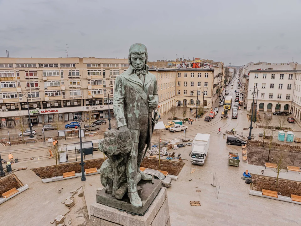 Koniec remontu placu Wolności w Łodzi