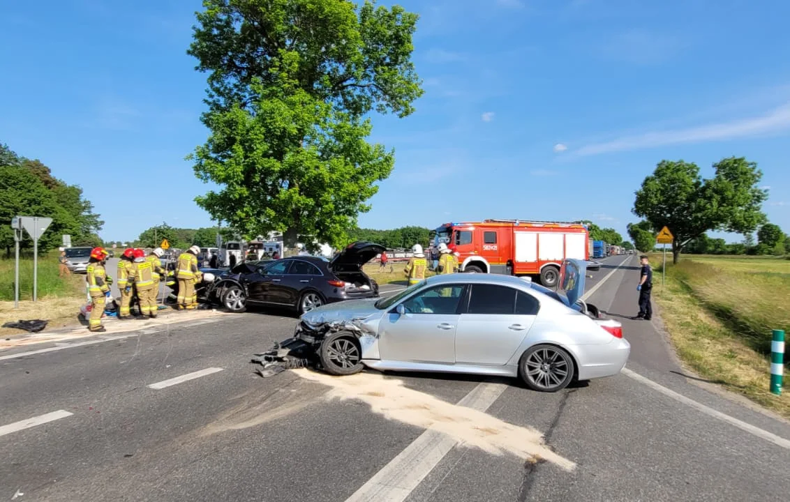 Wypadek w gminie Ozorków