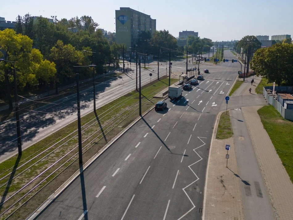 Koniec utrudnień na al. Śmigłego-Rydza od Przybyszewskiego do Dąbrowskiego