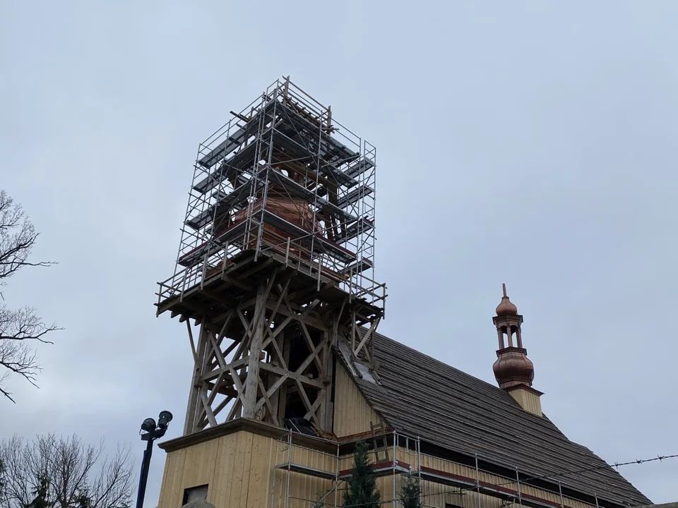 Odbudowa kościoła w Mileszkach