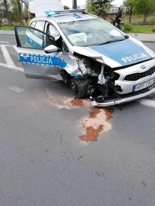 Wypadek na ul. Sulejowskiej