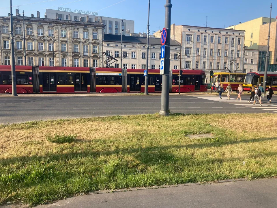 Poniedziałkowy paraliż komunikacyjny w centrum Łodzi