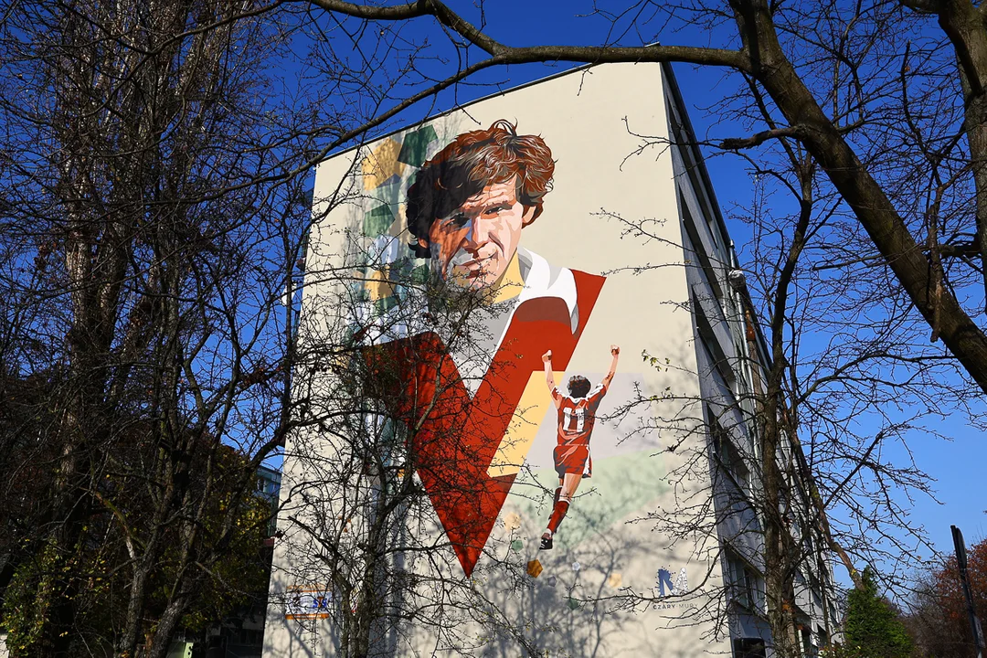 Mural Włodzimierza Smolarka w Łodzi