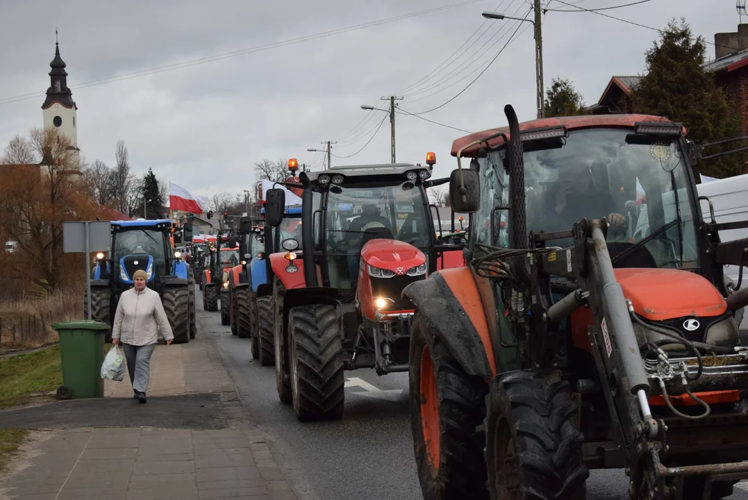 Protest rolników w Łódzkiem