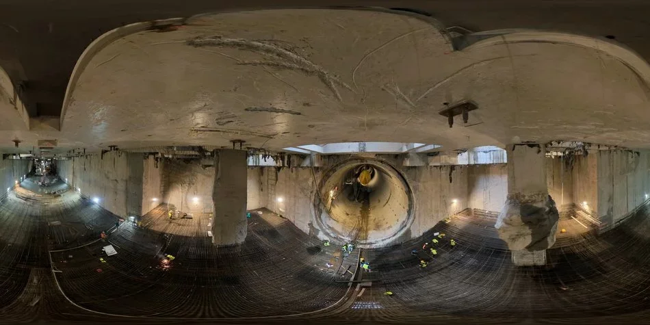 Trwa budowa tunelu kolejowego pod Łodzią