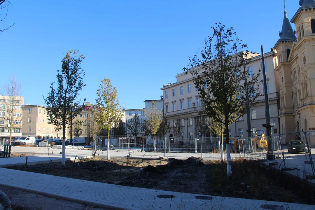 Dobiega końca przebudowa placu Wolności w Łodzi