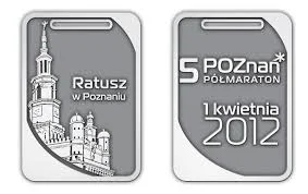 2012 - 5. Poznań Półmaraton - pierwsza zmiana kształtu medalu