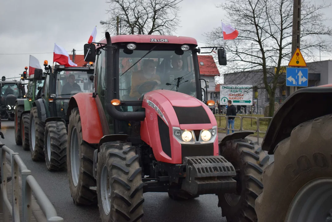 Protest rolników w Łódzkiem