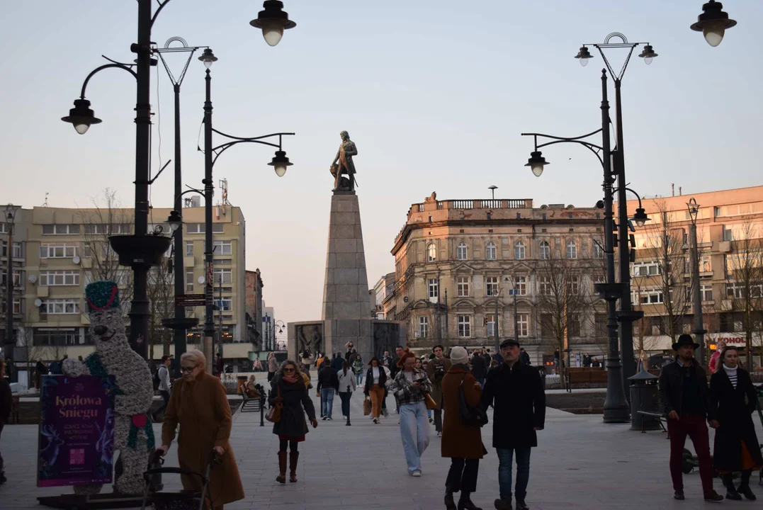 Plac Wolności w Łodzi po otwarciu