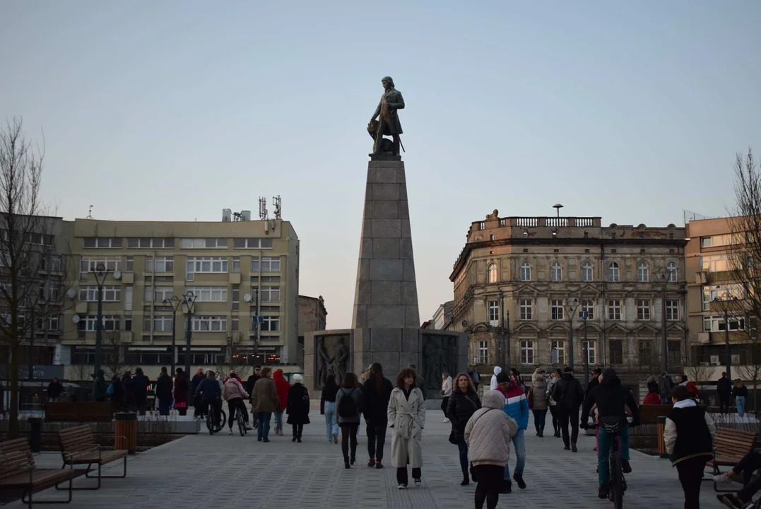 Plac Wolności w Łodzi po otwarciu