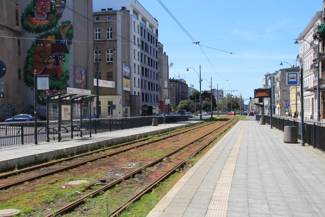 Nieczynny przystanek tramwajowy Narutowicza/Kilińskiego