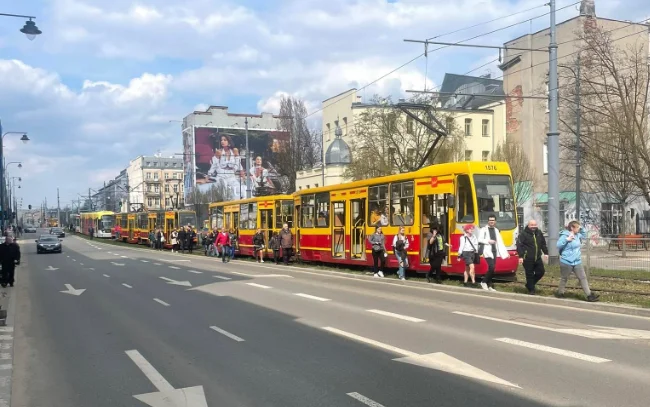 TOP 5 zatrzymań tramwajów w Łodzi