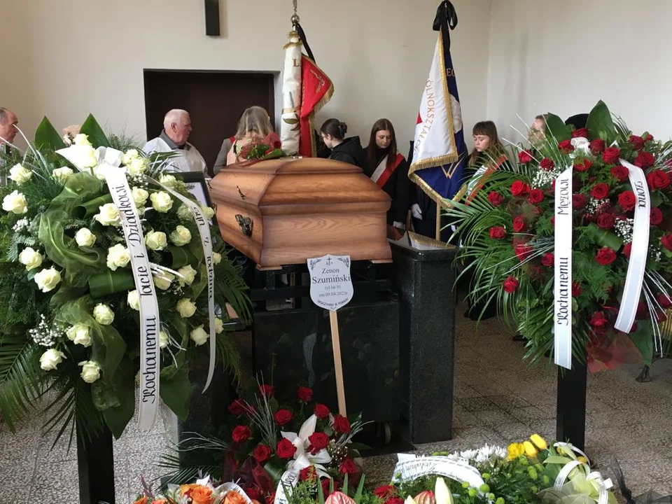 Pogrzeb Zenona Szumińskiego na cmentarzu w Zgierzu