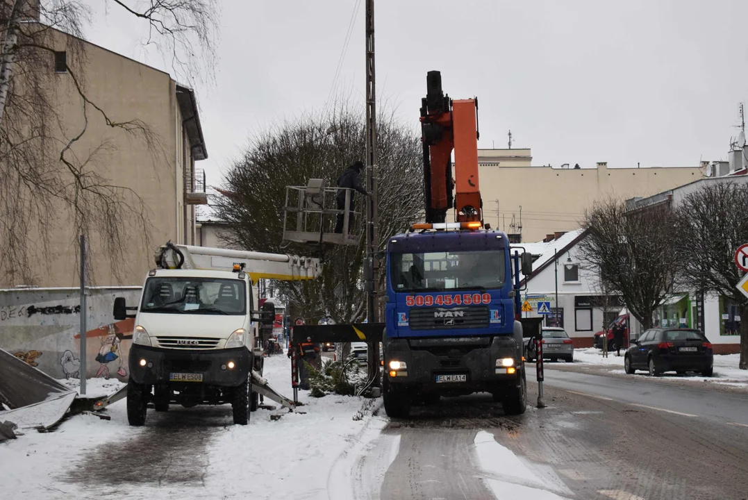 Utrudnienia dla kierowców w Zgierzu