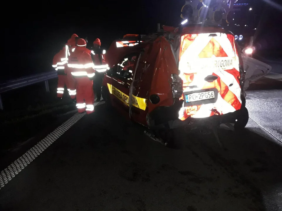 Wypadek na A1 w Łódzkiem