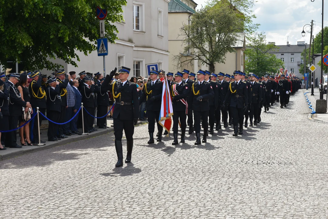 Wielka uroczystość w centrum. Zjechali na nią strażacy z całego województwa [ZDJĘCIA] - Zdjęcie główne