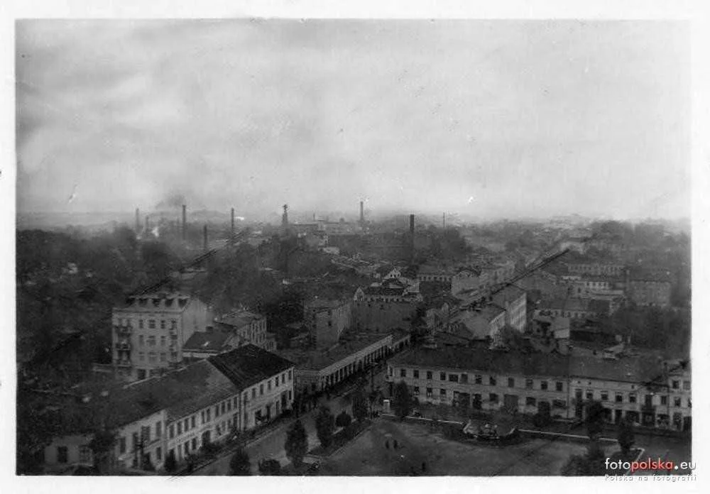 Historyczna panorama Zgierza