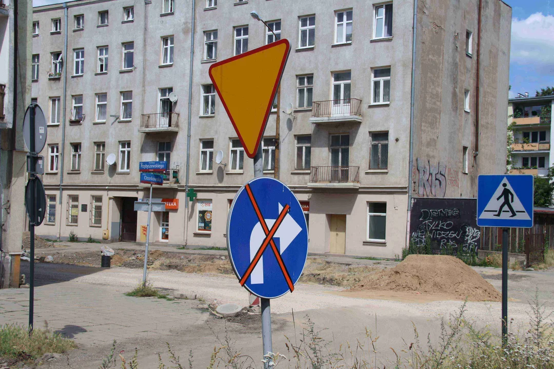 Zmiana organizacji ruchu na skrzyżowaniu ulic Przybyszewskiego - Ozorkowska - 12.07.2023 r.