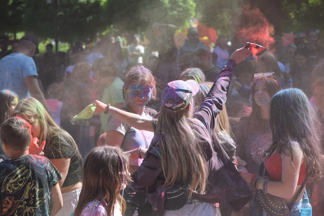 Festiwal baniek mydlanych i kolorów w Parku Miejskim w Zgierzu