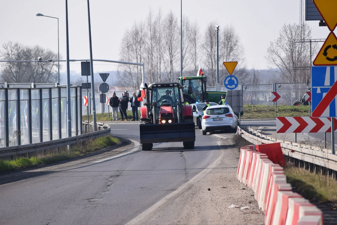 Protest rolników w Łódzkiem