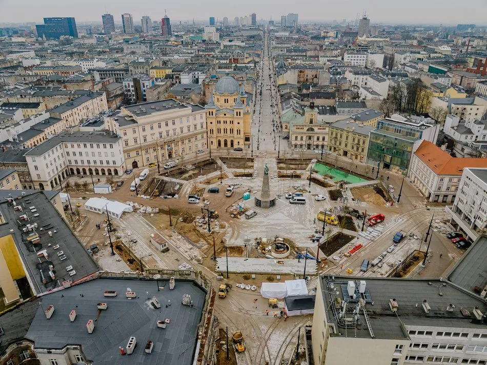 Łódzkie inwestycje z lotu ptaka - tak zmieniają się te miejsca