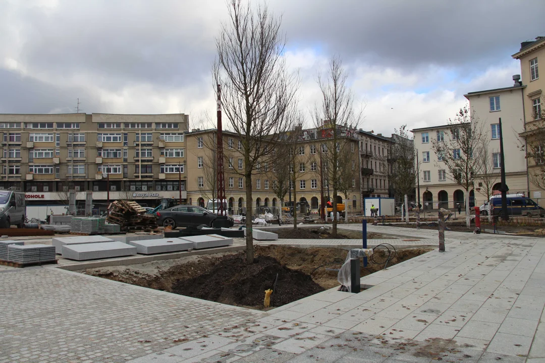 Dobiega końca przebudowa placu Wolności w Łodzi