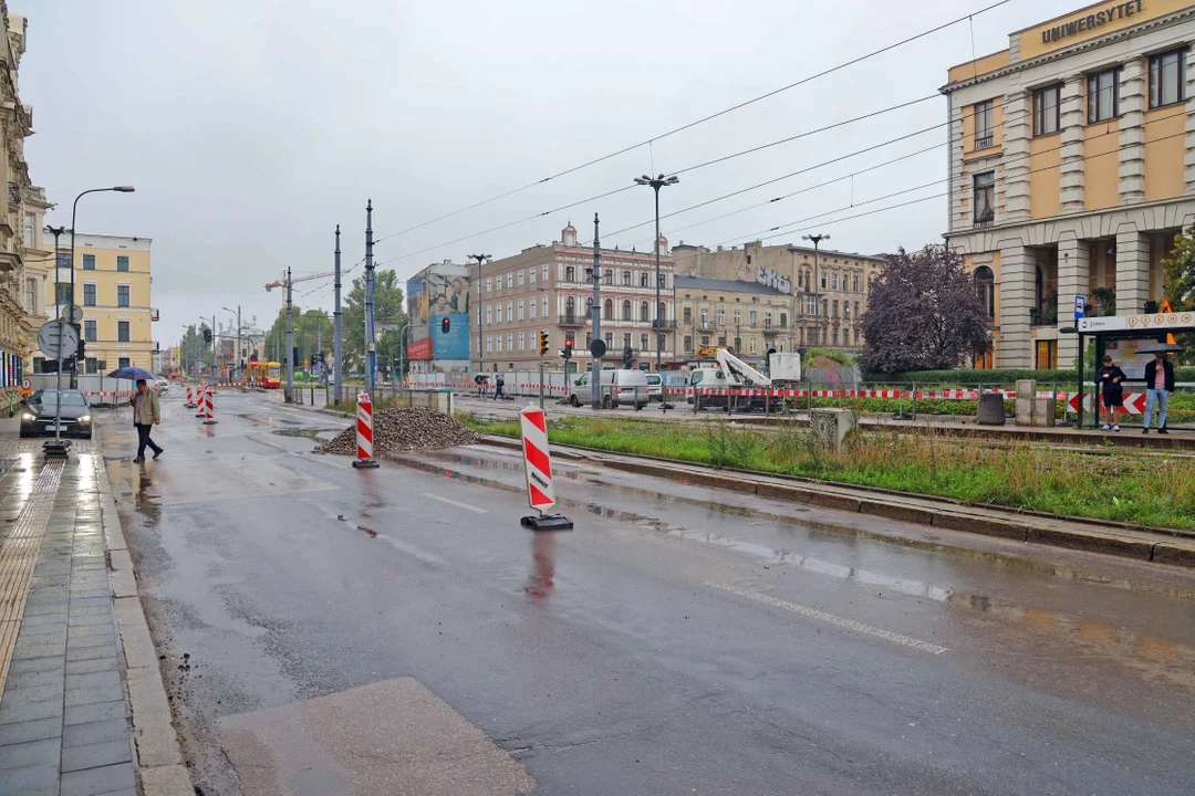 Skrzyżowanie al. Kościuszki i ul. Zielonej do zamknięcia